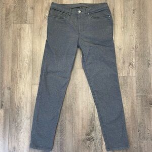 Lululemon Men’s 5-Pocket Pants 32x32 Gray Stretch Slim Fit